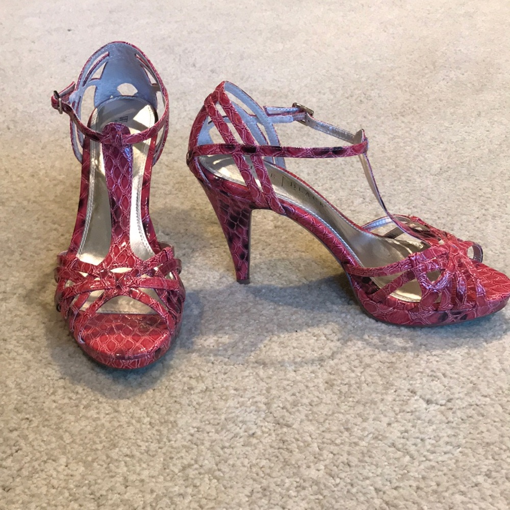 Pink WHBM heels.